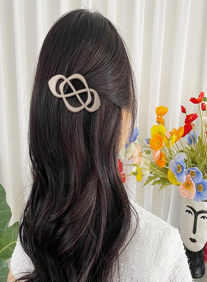 Ymapinc 2Pcs French Hair Barrettes Clip for Women, Vintage Snap for Thick Barrettes Thin Elegant Hair Accessories Hairpin Clips - Image 5